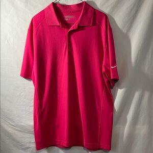 Nike Golf Tour Performance Dri-FIT Polo Men’s Large Athletic Short Sleeve